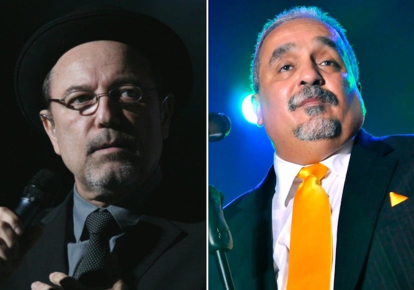 En la foto están Rubén Blades (derecha) y Willie Colón. (GFR Media)