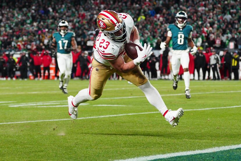 Christian McCaffrey, jugador estrella de los 49ers.