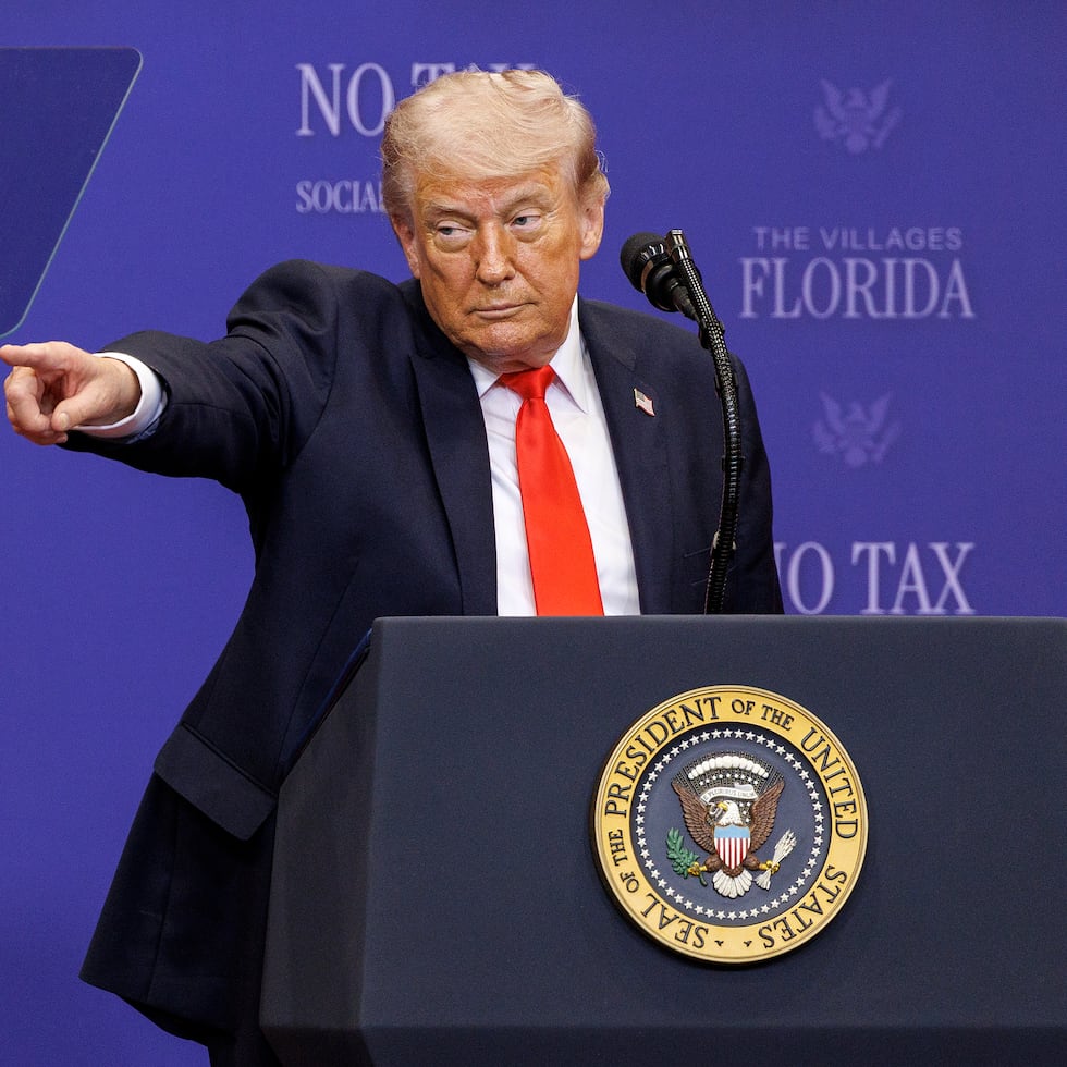 El presidente de Estados Unidos, Donald Trump.