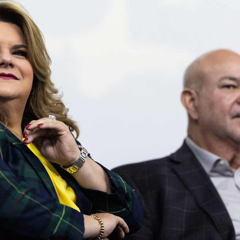 Sobre estas líneas, Jenniffer González y Carlos “Johnny” Méndez.