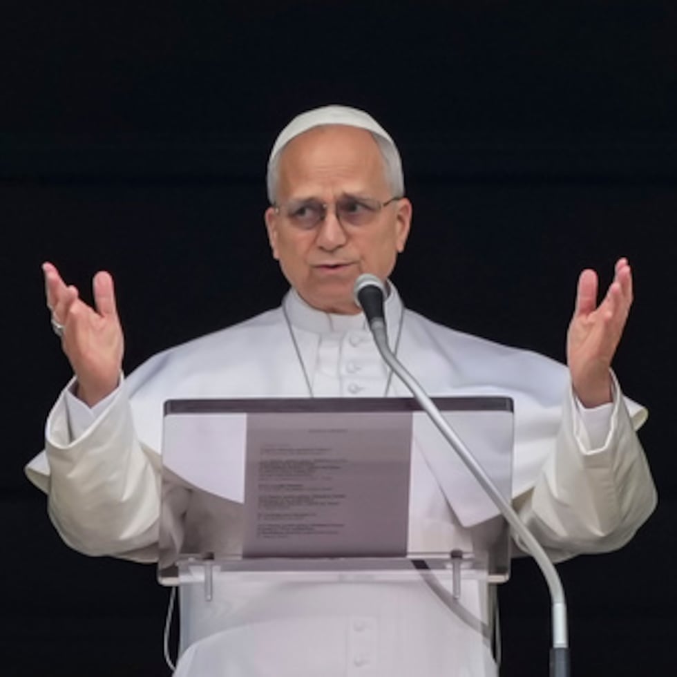 El Papa León XIV en Roma.