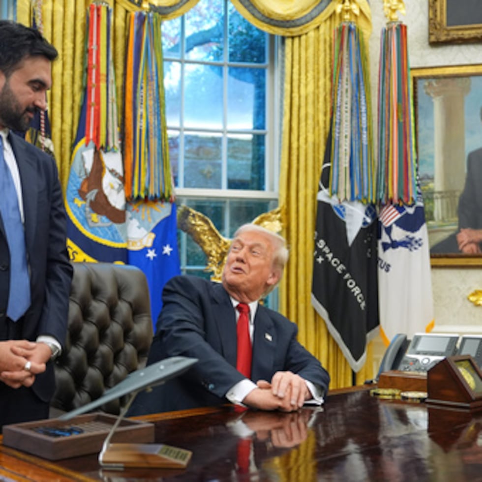 El presidente Donald Trump y el alcalde electo de Nueva York, Zohran Mamdani, sostuvieron una reunión en la Oficina Oval de la Casa Blanca el viernes 21 de noviembre de 2025