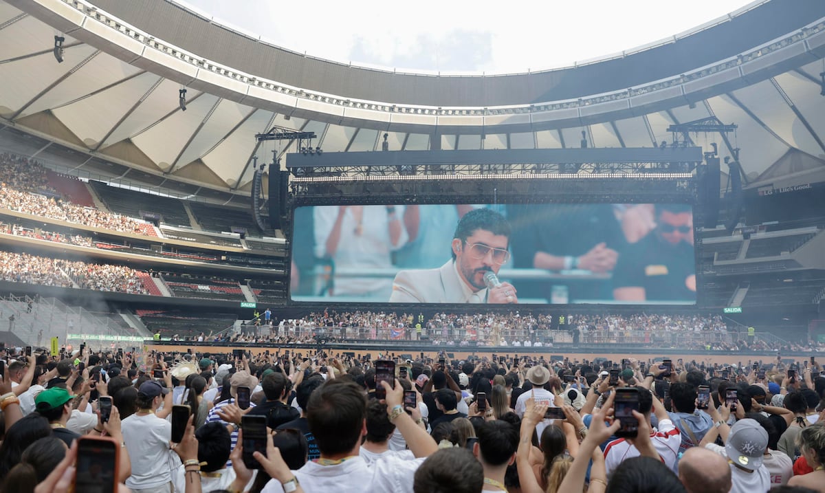 Bad Bunny completa seis conciertos en Madrid con De La Ghetto y un tributo al reguetón clásico