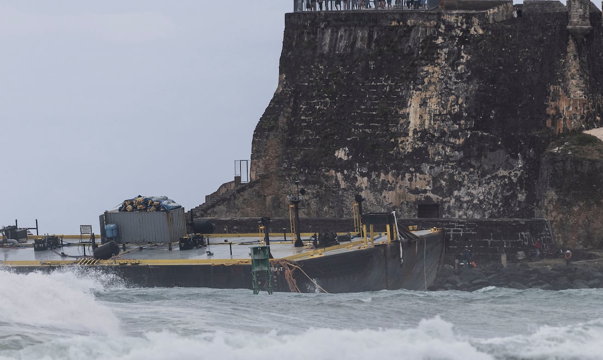 Departamento del Interior no tiene listo un informe sobre barcaza encallada en El Morro