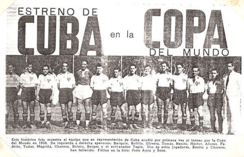 Reseña periodística de la época sobre la participación cubana en el Mundial.
