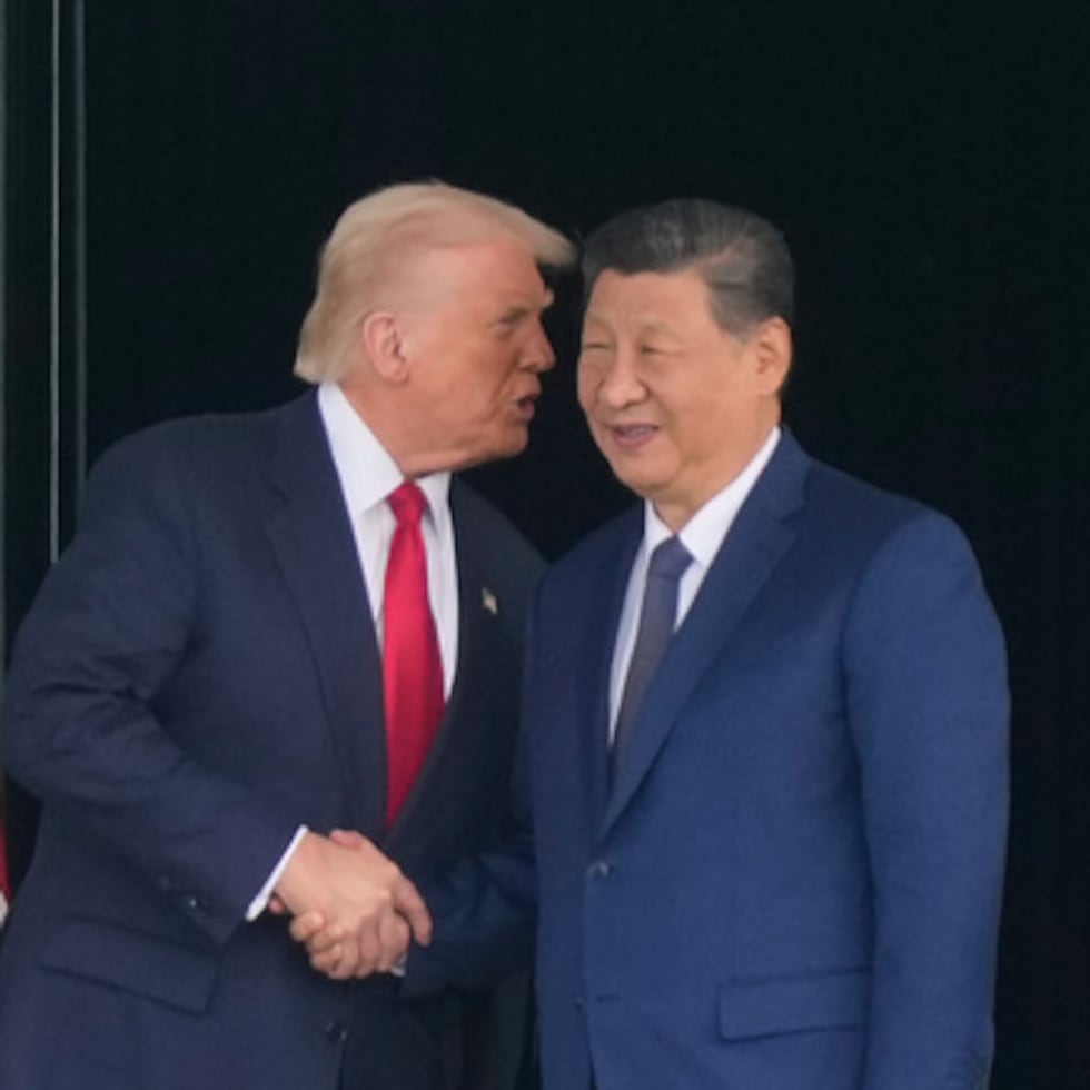 Donald Trump y Xi Jinping se reúnen en Corea del Sur.