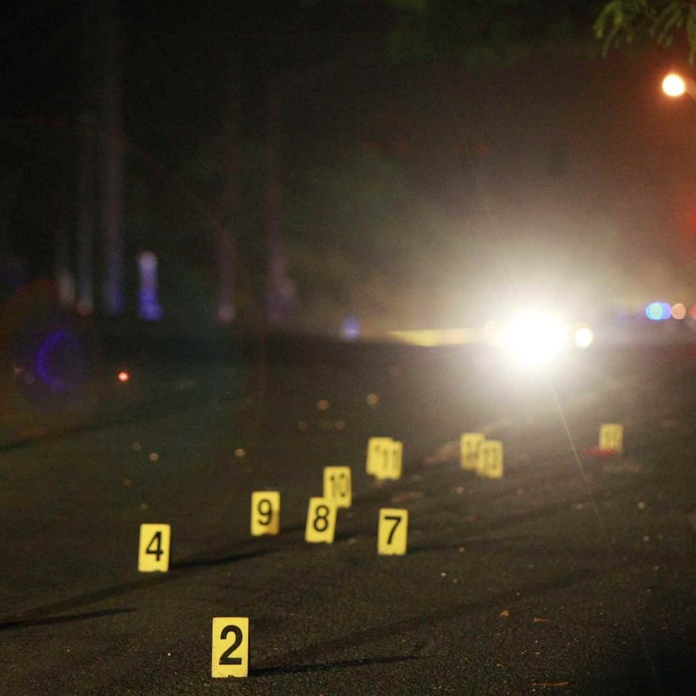 Foto de archivo de una escena del crimen.