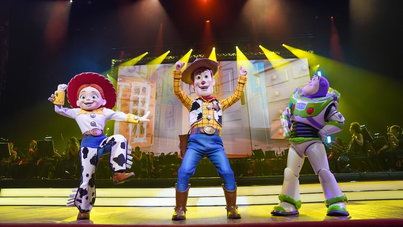 Personajes como los de Jessy, Woody y Buzz Lightyear, dirán presentes en el espectáculo "Pixar en concierto", a celebrarse el 26 de octubre de 2024 en el Coca Cola Music Hall en San Juan.