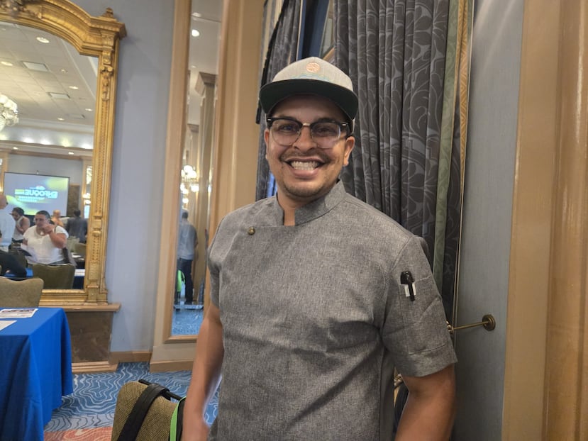 Cristian Vázquez, propietario de Esencia Taller Gastronómico y de VerdeMar Gastro Juice Bar, participó del encuentro.