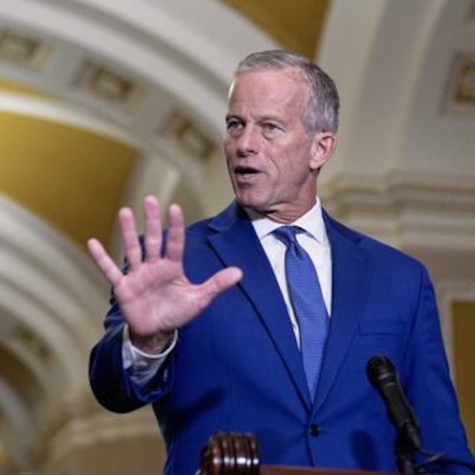 John Thune, Senate Republican majority leader.