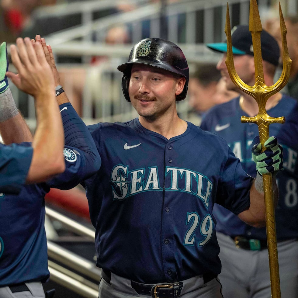Cal Raleigh ha sido la bujía de los Mariners de Seattle este año con 56 cuadrangulares y 118 carreras empujadas.