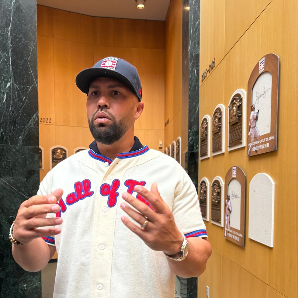 Carlos Beltrán was inducted Thursday as an elected member of the Baseball Hall of Fame in Cooperstown.