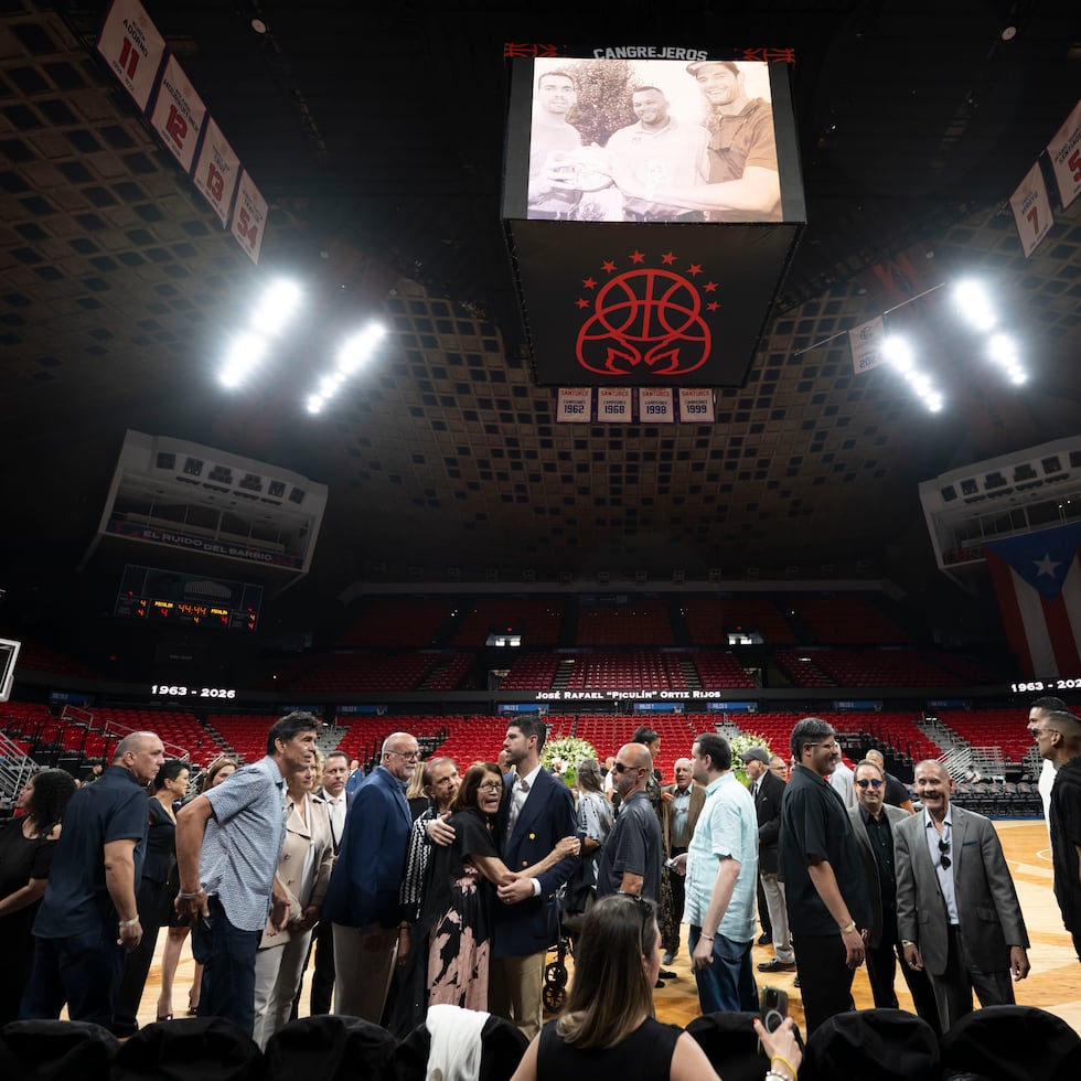 Ceremonia de recordación de Piculín Ortiz en el Coliseo Roberto Clemente.