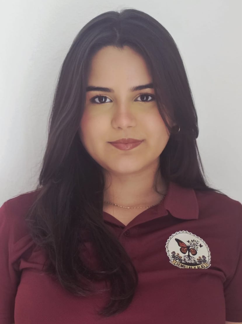Cianelle Tahirí Pérez Larregui, estudiante de la Escuela Superior Dr. Carlos González de Aguada, propuso construir un mariposario inclusivo en las instalaciones del plantel.