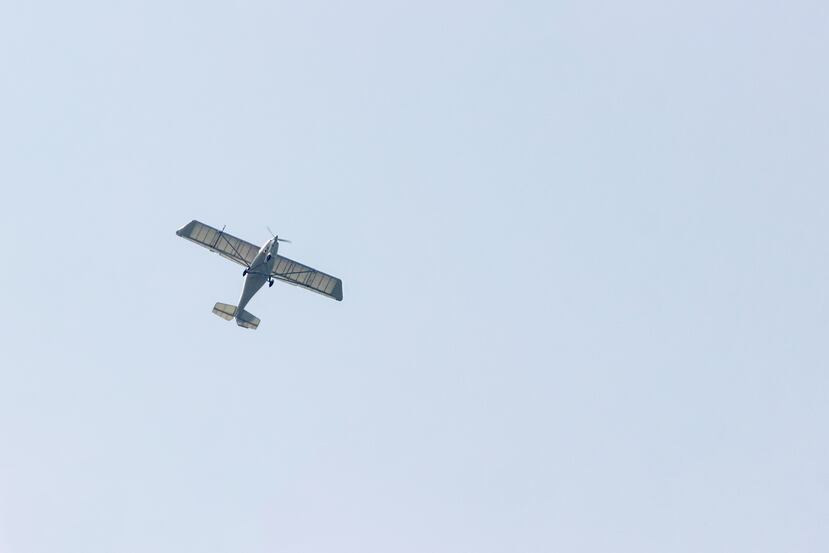 Imagen de archivo de una avioneta ultraligera.