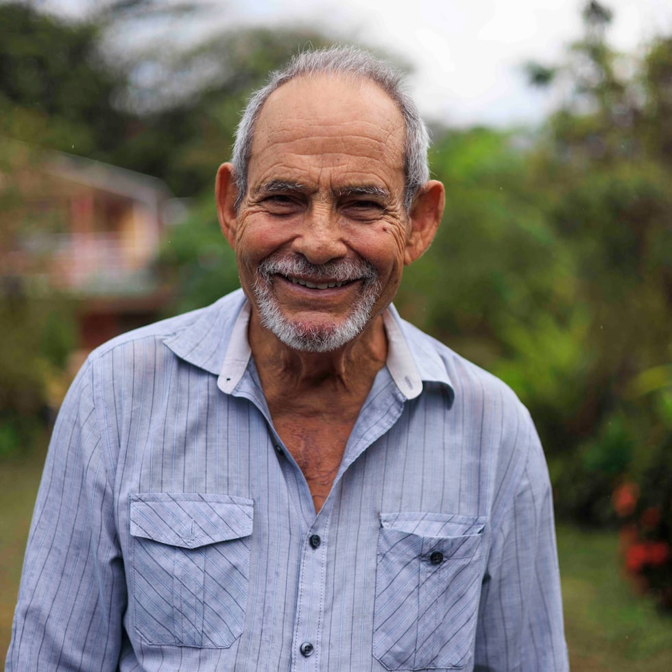 Ismael Guadalupe Ortiz during a report on the 20th anniversary of the U.S. Navy's departure from Vieques in 2023.