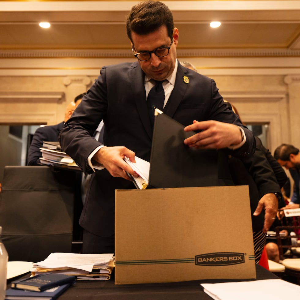 Francisco Domenech durante su comparecencia ante el Senado.