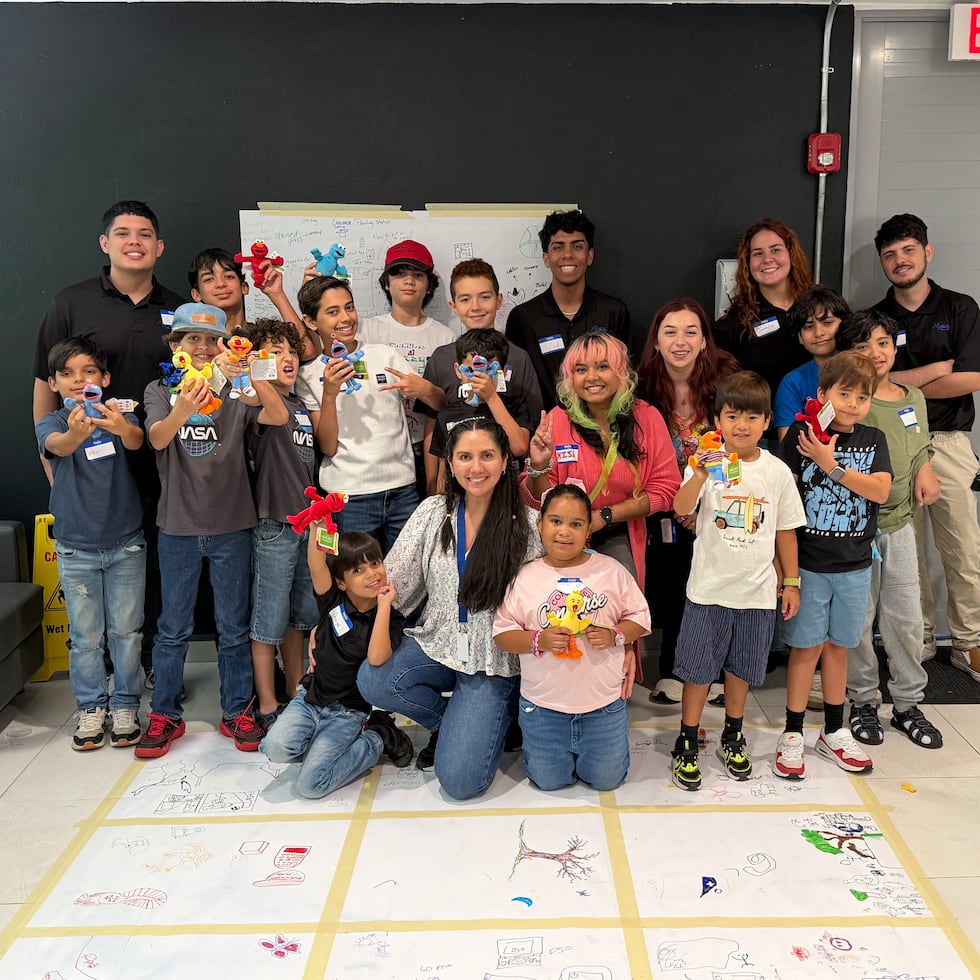 As part of the workshops, a group of children between the ages of 8 and 13 had the opportunity to present their ideas.