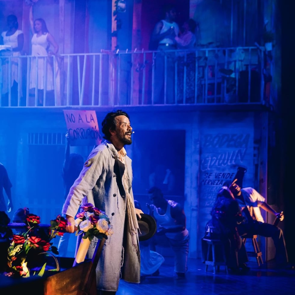 Escena de “Maestra Vida — El Musical de Rubén Blades”.