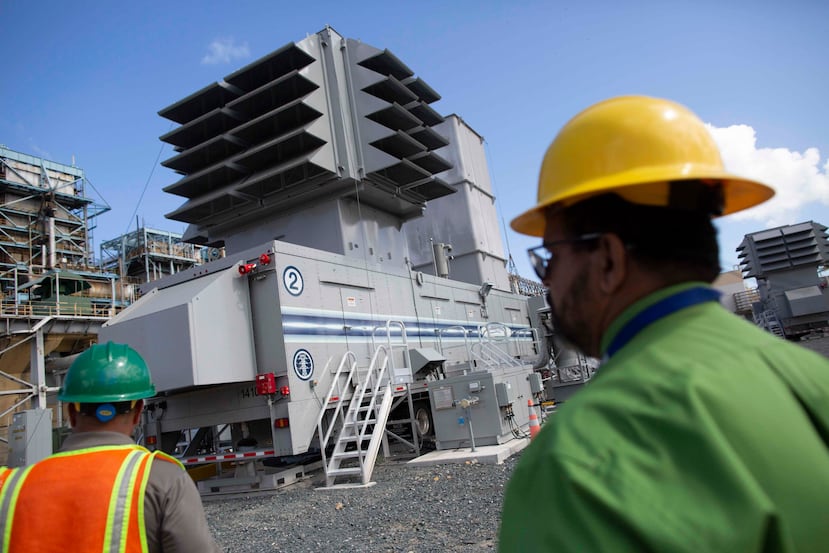 Los tres megageneradores de Palo Seco son los primeros de 21 que se instalarán en la isla, como parte del proyecto de transformación y modernización de la red eléctrica.