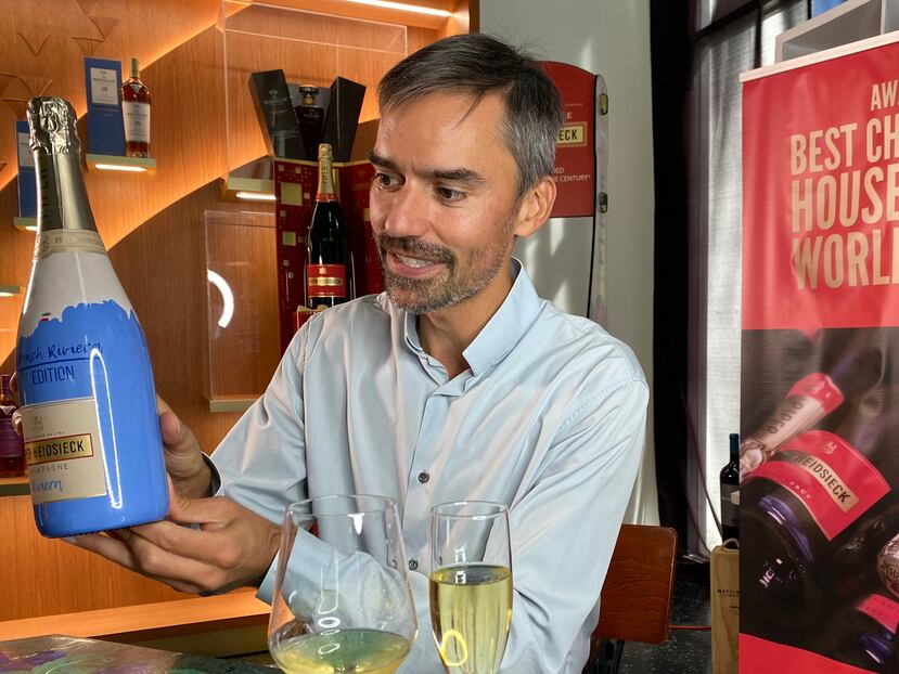 Phillipe Bourrat, embajador de la casa Piper-Heidsieck en el mercado de América Latina y el Caribe, incluyendo a Puerto Rico.