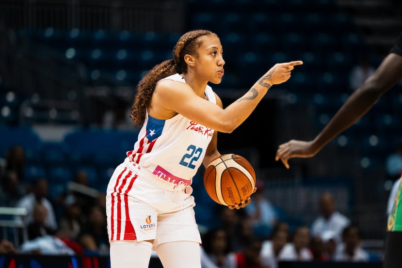 El abuelo de Arella Guirantes nació en la isla. La jugadora es una pieza grande en el seleccionado adulto.