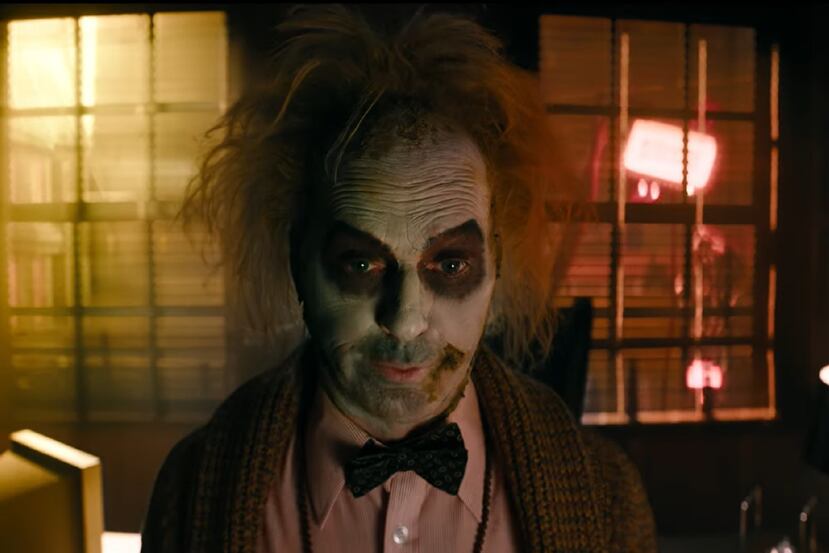 El actor Michael Keaton repite como protagonista de la película "Beetlejuice Beetlejuice".