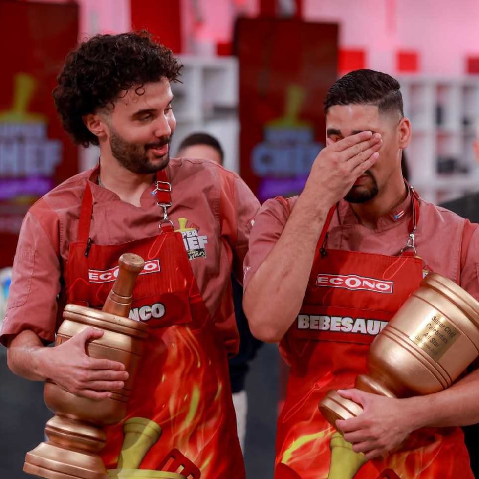 Franco Micheo y Luis “Bebesauro” Morales ganadores de la cuarta tempodada.