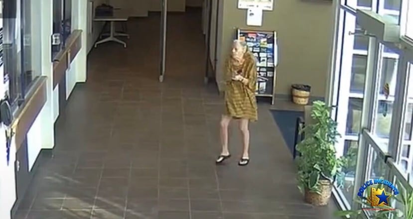 Secuencia de fotos del video publicado en la red social X en la cuenta de @policeIncident.