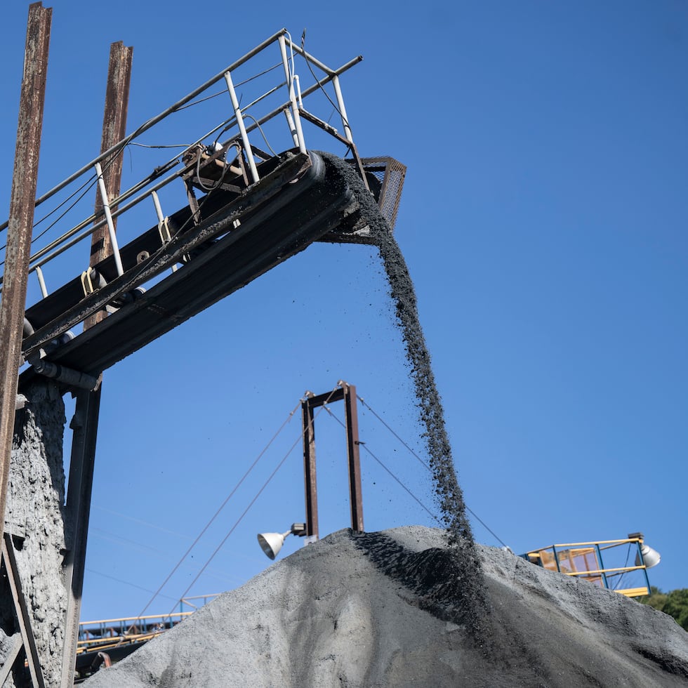 Imagen de archivo de la operación de una cantera.