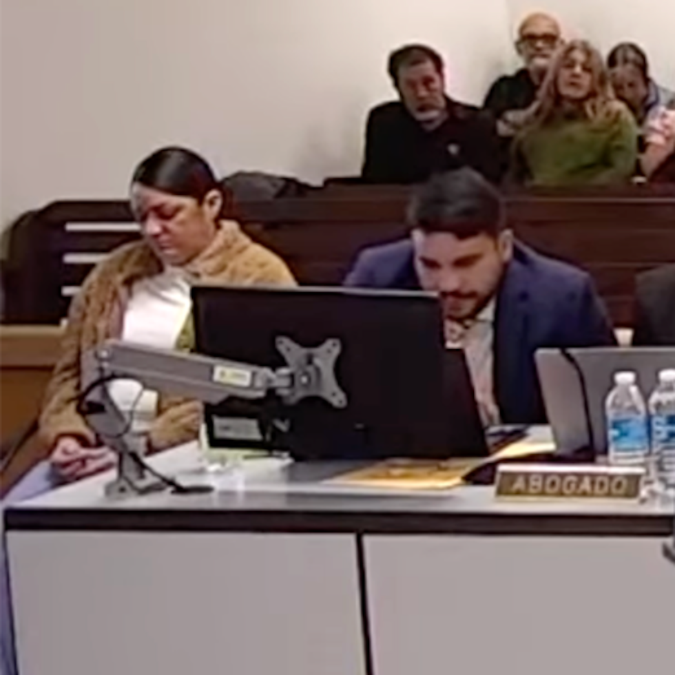 Elvia Cabrera fue vista serena y cabizbaja durante la mañana del jueves.
