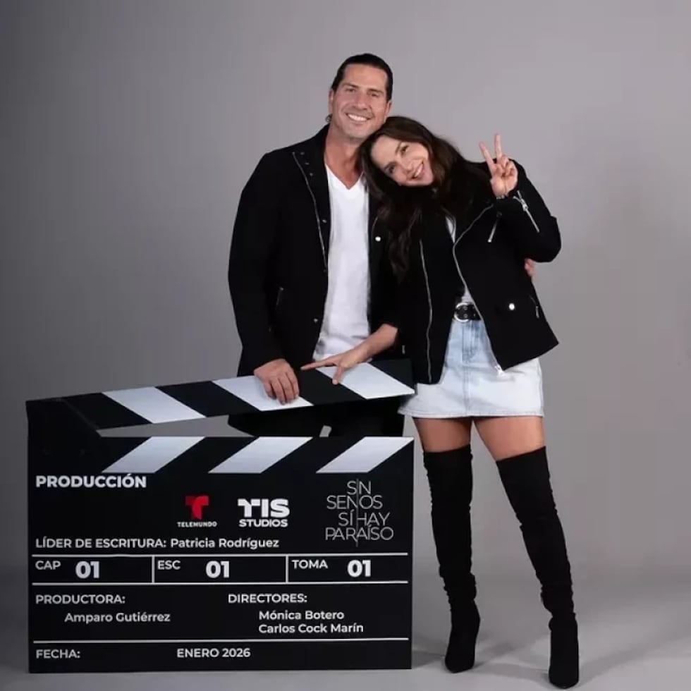 Gregorio Pernia y Carmen Villalobos de 'Sin senos sí hay paraíso'.