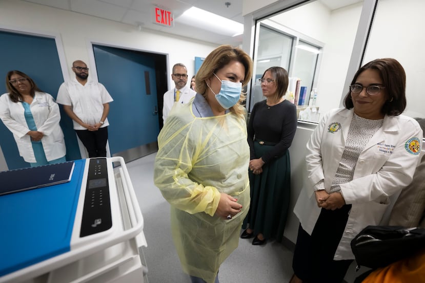 La gobernadora destacó que el nuevo centro renal es el único programa en la isla para pacientes pediátricos.