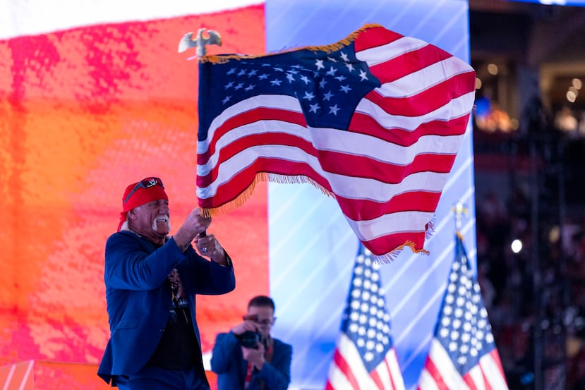 Hulk Hogan, exluchador profesional y figura del entretenimiento, participó en julio de 2024 de la Convención Nacional Republicana.