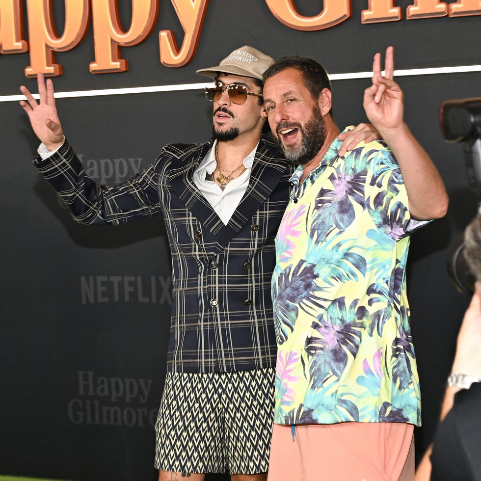 Martínez Ocasio comparte créditos con el actor de Hollywood, Adam Sandler.