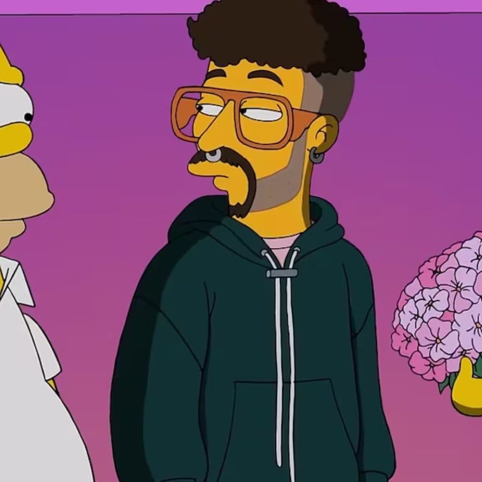 El capítulo que muestra la colaboración entre Los Simpson y Bad Bunny se estrenó en 2021.