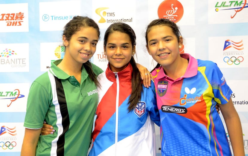 Melanie, Gabriela y Adriana Díaz están felices con su logro deportivo. (Suministrada)