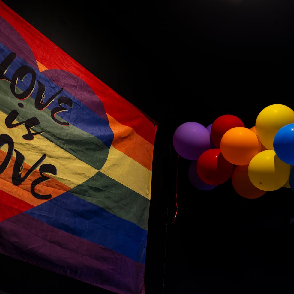 In the image, part of the decoration at Tía María Liquor Store, a safe space for the LGBTQ+ community in Santurce.