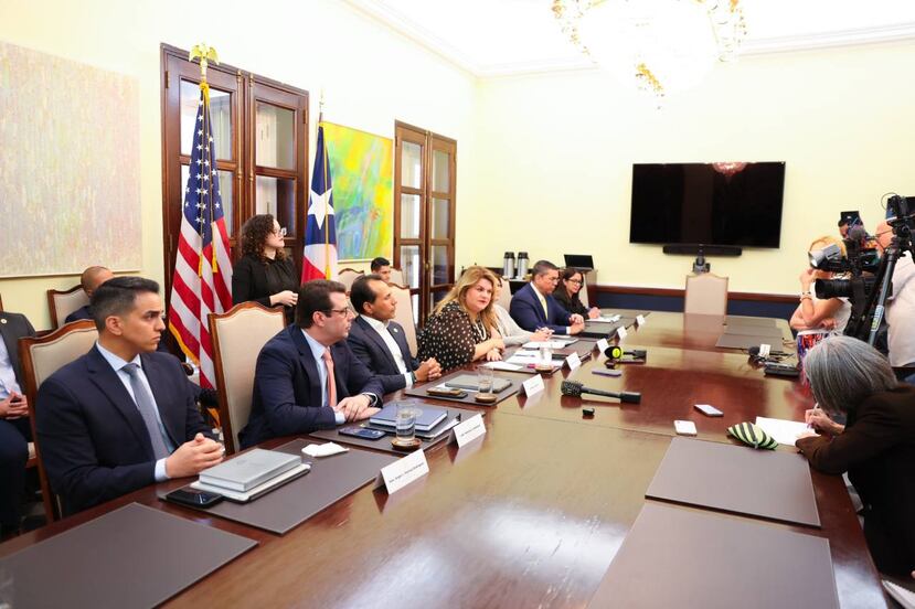 La reunión, en La Fortaleza, se extendió cerca de dos horas.