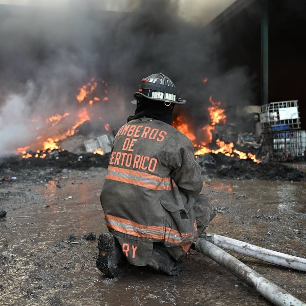 Una imagen de archivo de un incendio.