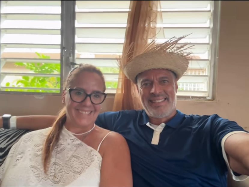 José "Piculín" Ortiz junto a su esposa Sylvia Ríos.