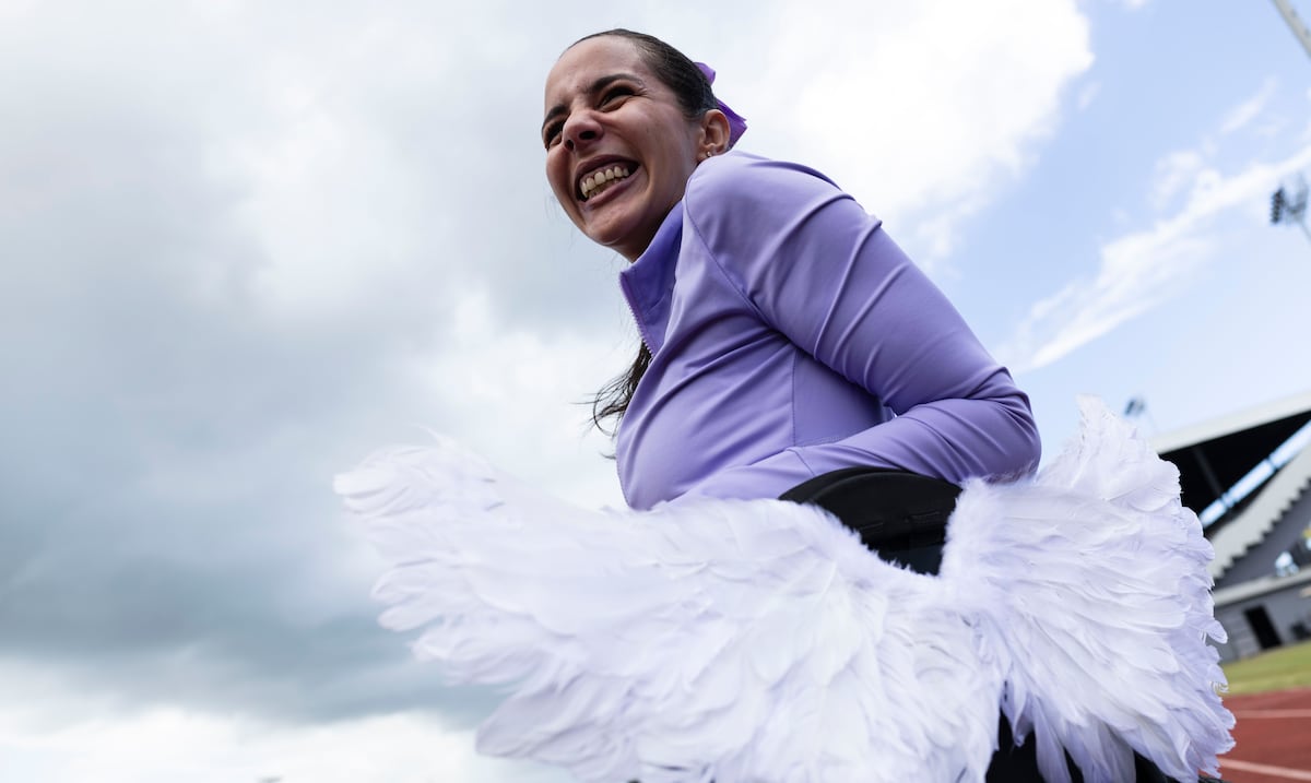 Melanie Valdés intenta récord Guinness recorriendo 88 km en silla de ruedas en 12 horas