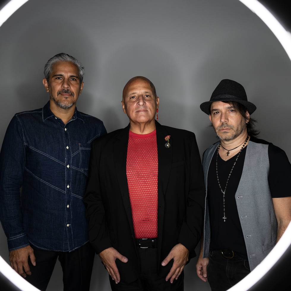 La banda Circo y sus integrantes David Pérez, José Luis Abreu “Fofé” y Edgardo "Egui" Santiago.