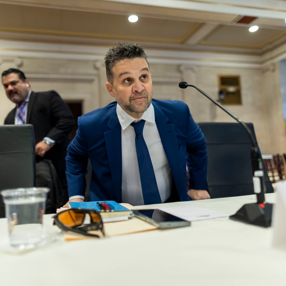 El representante del PNP José “Cheíto” Hernández criticó que el secretario del DRNA, Waldemar Quiles, en la foto, no comparezca a las vistas públicas a las que es citado.