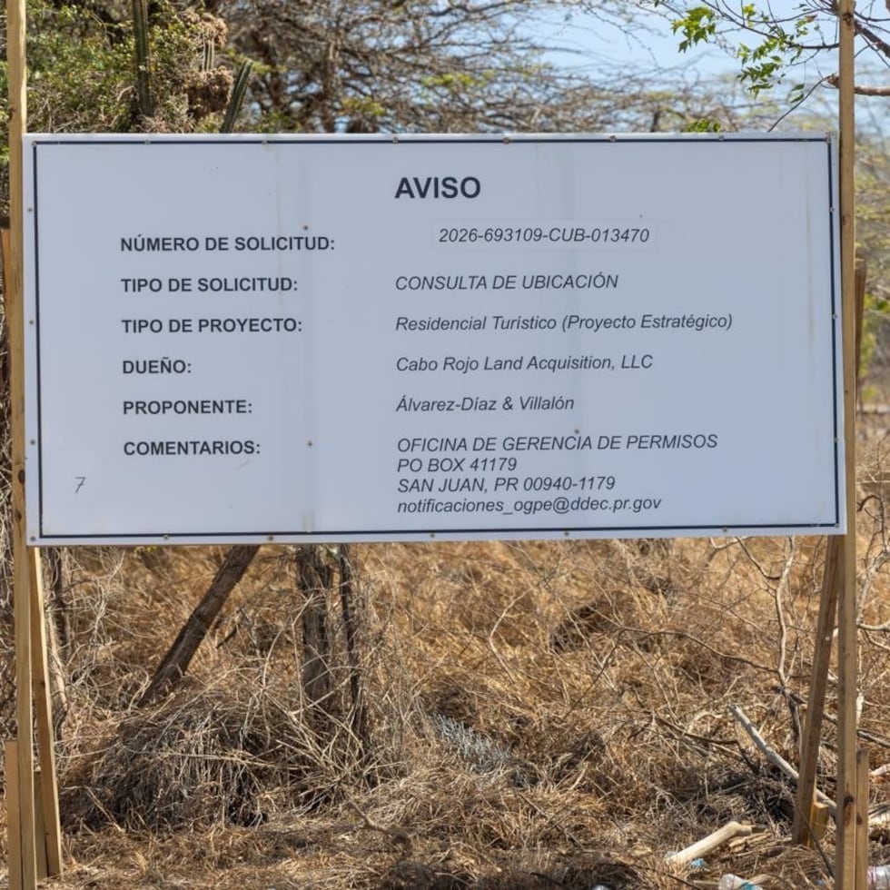 El megaproyecto turístico y residencial Esencia, impulsado por Reuben Brothers y Three Rules Capital, contempla unos 2,000 acres (2,059 cuerdas) de terreno en Cabo Rojo.