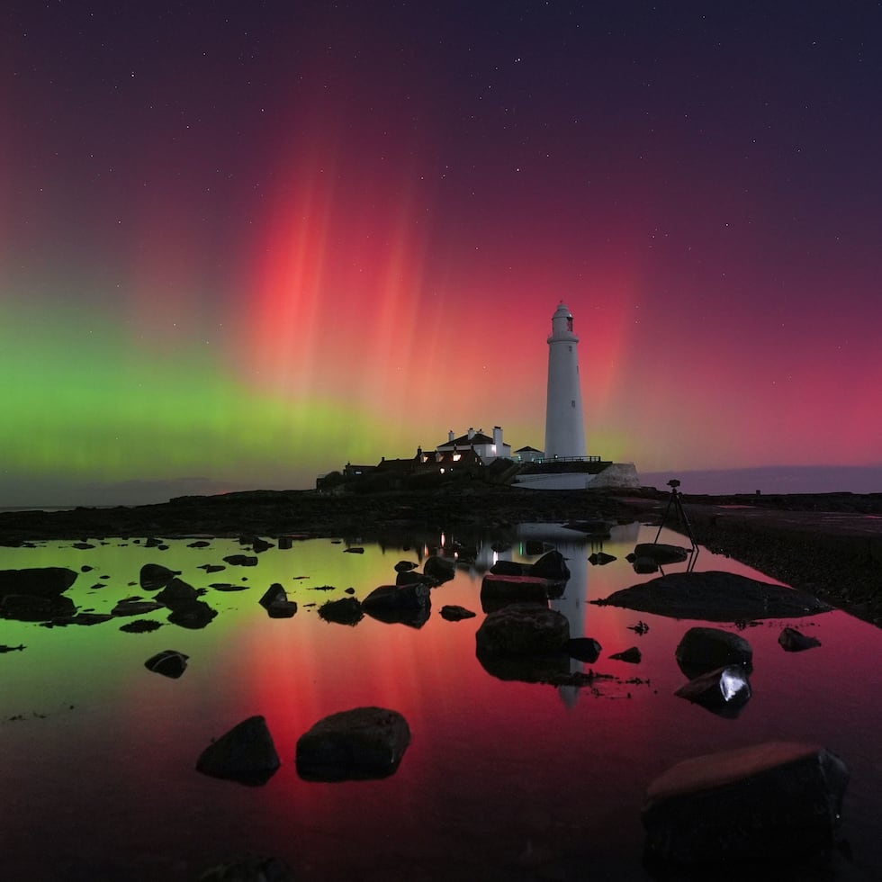 Anteriormente se había reportado que una tormenta solar podría traer auroras coloridas a varios estados del norte comenzando en la noche del 13 de noviembre de 2025.