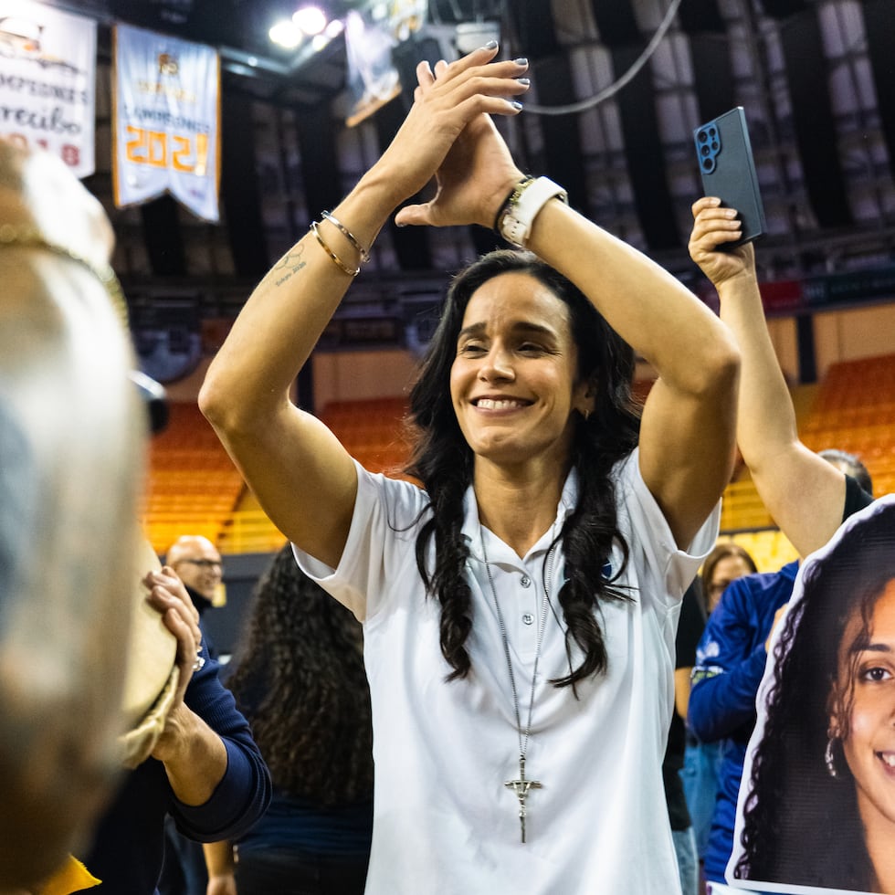 Michelle González fue la dirigente de las Atenienses de Manatí.