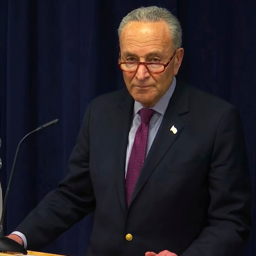 Senator Charles Schumer introduced the Democrats' proposal to end the partial federal government shutdown.