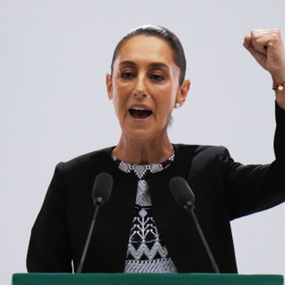 La presidenta mexicana, Claudia Sheinbaum, expresó que estaba a favor de que se combata el delito, pero recordó que también se deben atender las causas del consumo de drogas.