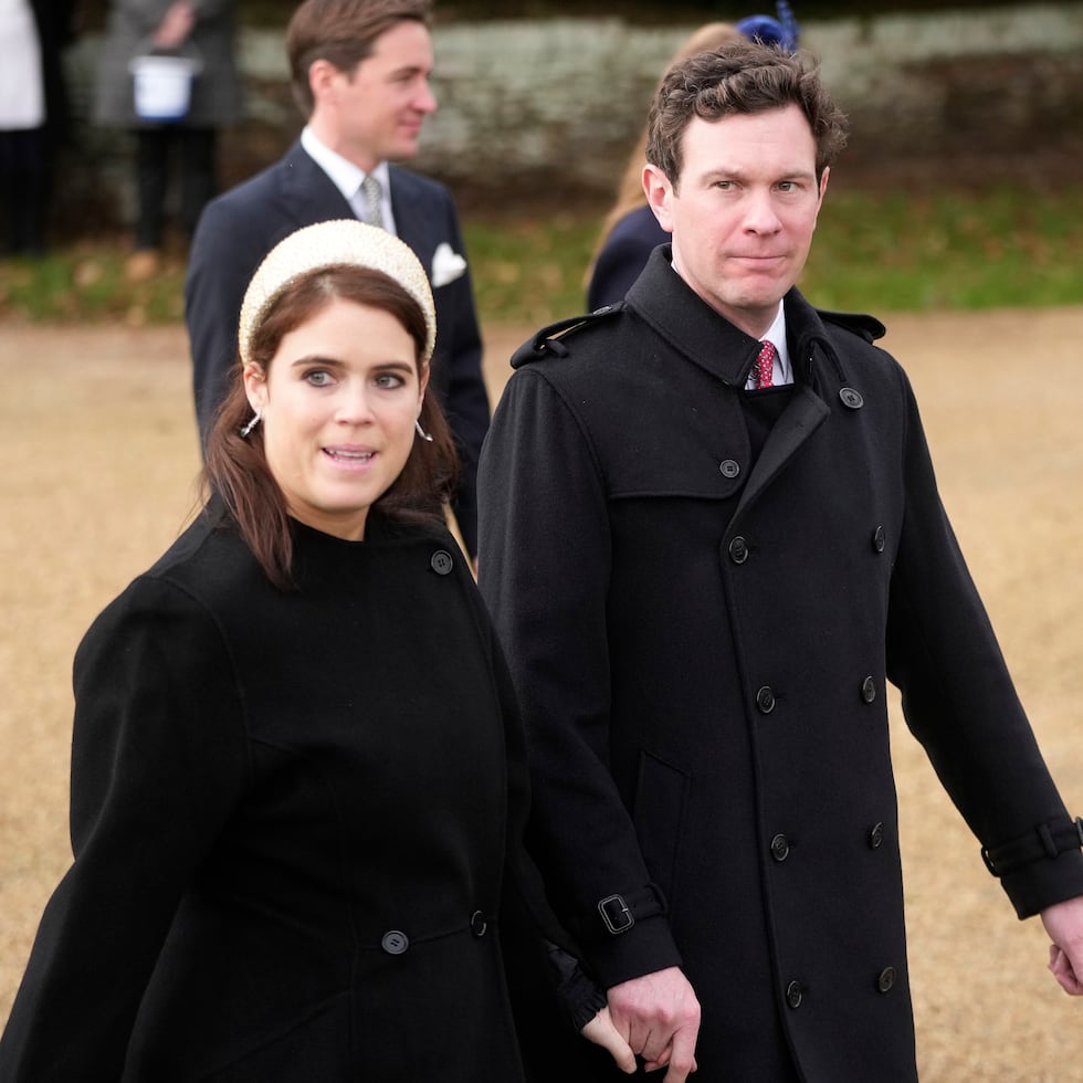 La princesa Eugenie y su esposo, Jack Brooksbank, en una foto de archivo del 2023.